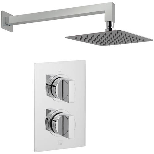 Larger image of Vado Shower Packs Thermostatic Shower Set With 1 Outlet (Chrome).