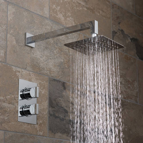 Example image of Vado Shower Packs Thermostatic Shower Set With 1 Outlet (Chrome).