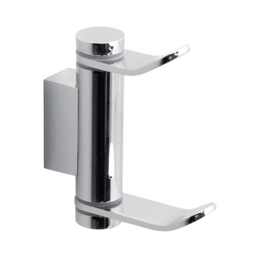 Larger image of Vado Infinity Double Swivel Robe Hook (Chrome).