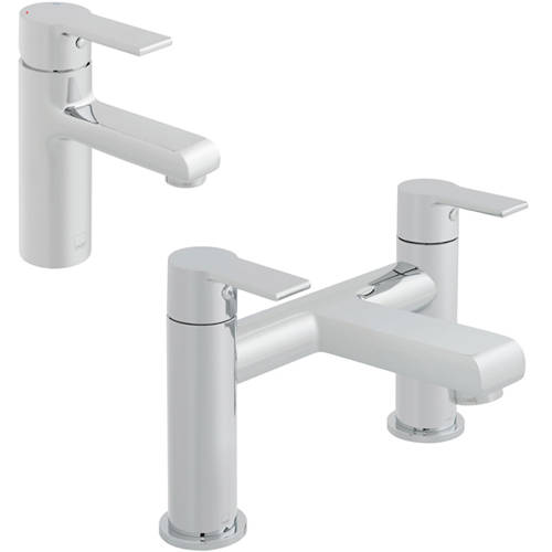 Larger image of Vado Ion Basin & Bath Filler Tap Pack (Chrome).