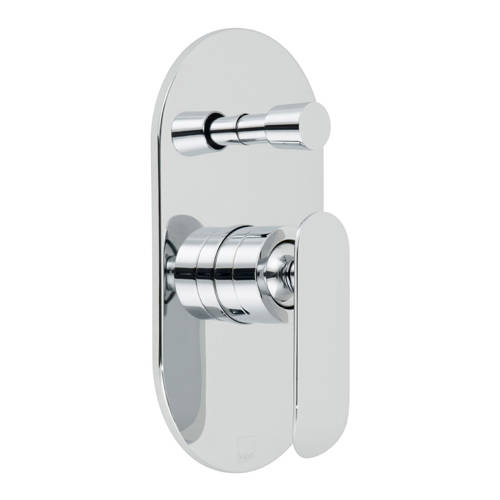 Larger image of Vado Kovera Manual Shower Valve With 2 Outlets & Diverter (Chrome).