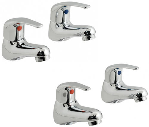 Larger image of Vado Matrix Basin & Bath Taps Pack (Chrome).