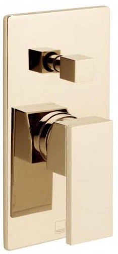 Larger image of Vado Notion Manual Shower Valve With Diverter (Polished Gold).