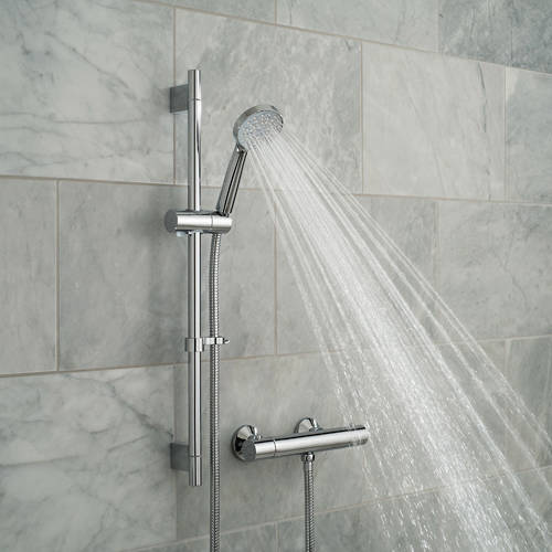 Example image of Vado Shower Packs Prima Thermostatic Shower Pack (Chrome).