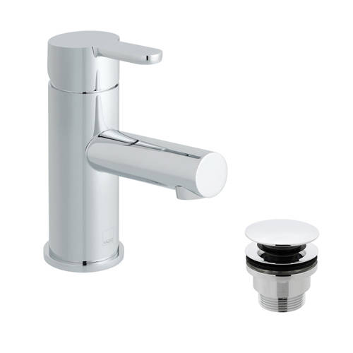 Larger image of Vado Sense Mono Basin Mixer Tap With Universal Waste (Chrome).