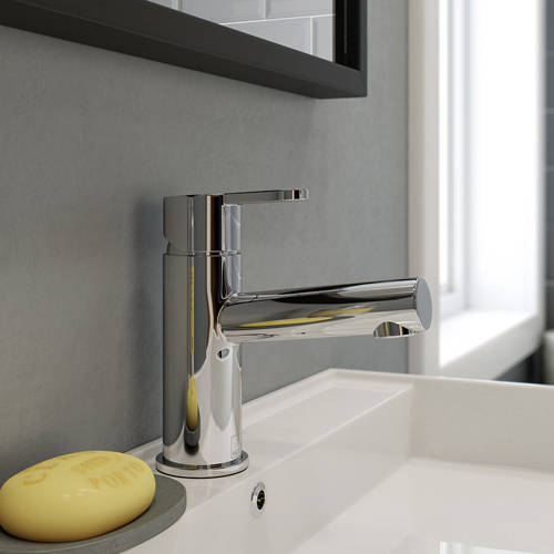 Example image of Vado Sense Basin & Bath Shower Mixer Taps Pack (Chrome).