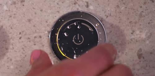 Example image of Vado Sensori SmartDial Thermostatic Shower With 1 Shower Outlet & Remote.