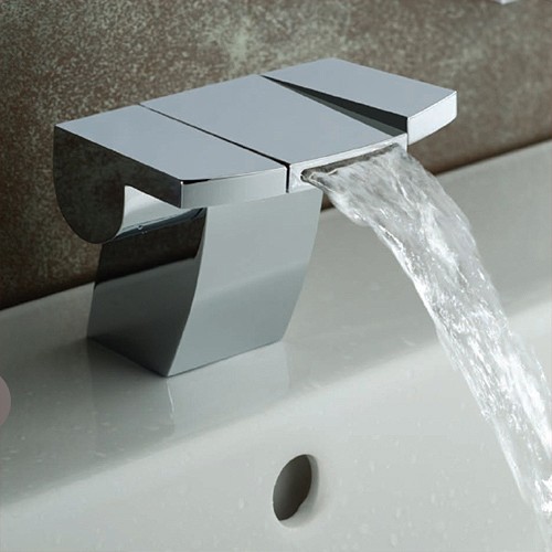 Example image of Vado Summit Waterfall Basin Tap (Chrome) SUM-100/CC-C/P