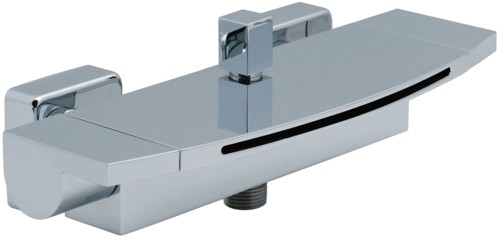 Larger image of Vado Summit Wall Mounted Waterfall Bath Shower Mixer Tap (1 only).