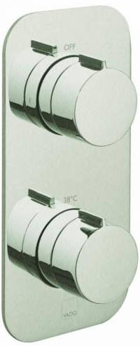 Larger image of Vado Altitude 2 Outlet Thermostatic Shower Valve (Brushed Nickel).