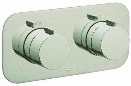 Larger image of Vado Altitude 2 Outlet Thermostatic Shower Valve (Brushed Nickel).