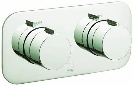 Larger image of Vado Altitude 1 Outlet Thermostatic Shower Valve (Bright Nickel).