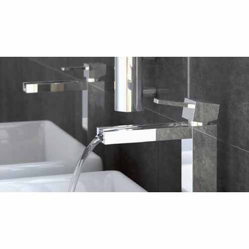 Example image of Vado Te Falls Waterfall Mono Basin Mixer Tap (Chrome).