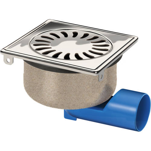 Larger image of VDB Shower Drains Shower Drain 150x150mm (Stainless Steel).