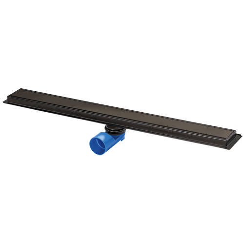 Larger image of VDB Channel Drains Premium Shower Channel 800x70mm (Plain, Black).