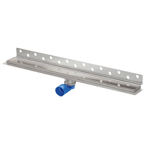 Larger image of VDB Channel Drains Premium Shower Channel, Wall Flange 1000x70mm.