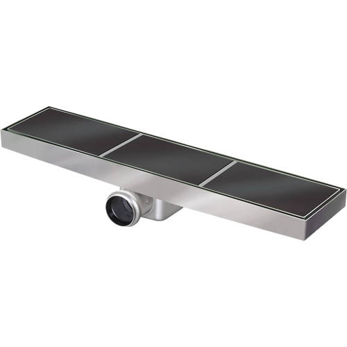 Larger image of VDB Tile Drains Shower Tile Channel 1020x200mm (Stainless Steel).