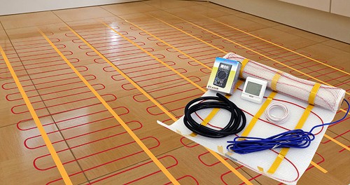 Example image of Vogue Heating Electric Underfloor Heating Kit.  Area 2 Sq Meters EUFH150-02.0.