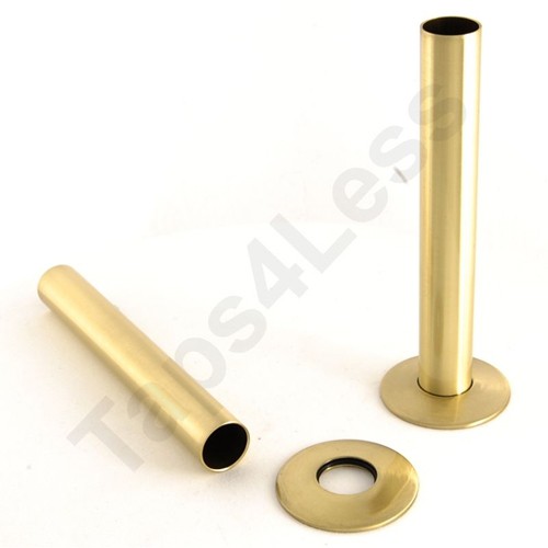 Larger image of Crown Radiator Valves Sleeve Kit For Radiator Pipes (130mm, Brass).