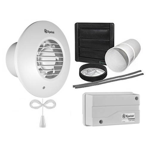 Larger image of Xpelair Simply Silent 12v Extractor Fan With Pullcord, Timer, Humidistat (100mm).