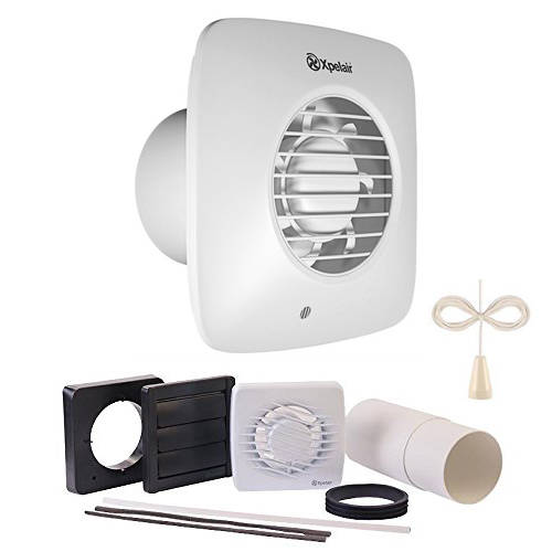 Larger image of Xpelair Simply Silent Extractor Fan, Humidistat, Timer & Pullcord (100mm).