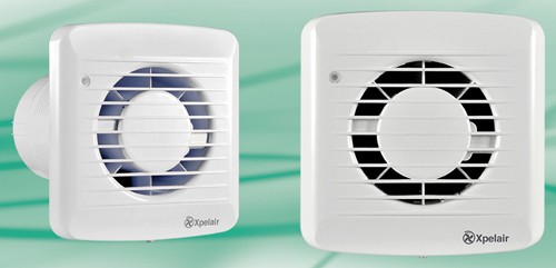 Example image of Xpelair Slimline Extractor Fan With Timer (100mm).