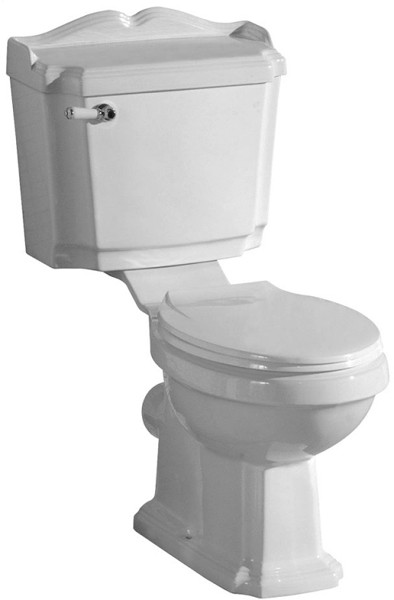Larger image of XPress Classic Classical Toilet With Lever Flush Cistern & Seat.