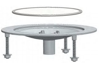 Technical image of Zip Fonts Stand Alone Tap Font & Drip Tray Kit (Bright Chrome).
