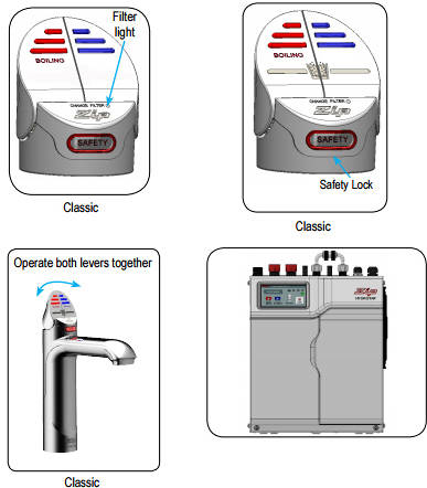 Example image of Zip G5 Classic Boiling Hot & Ambient Water Tap (41 - 60 People, Matt Black).