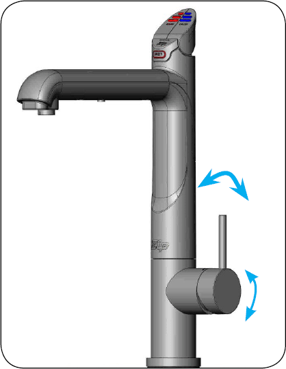 Technical image of Zip G5 Classic 4 In 1 HydroTap For 41 - 60 People (Bright Chrome, Mains).