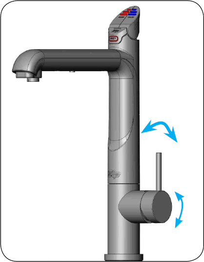 Technical image of Zip G5 Classic 4 In 1 HydroTap For 61-100 People (Bright Chrome, Vented).