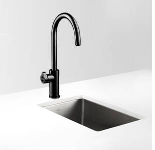 Example image of Zip Arc Design Filtered Boiling Hot & Ambient Water Tap (Matt Black).