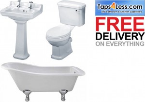 taps4less.ie trad bathroom suites